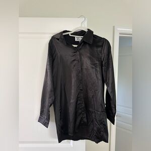 Princess Polly satin button up. Never worn, mint condition. New with tags.